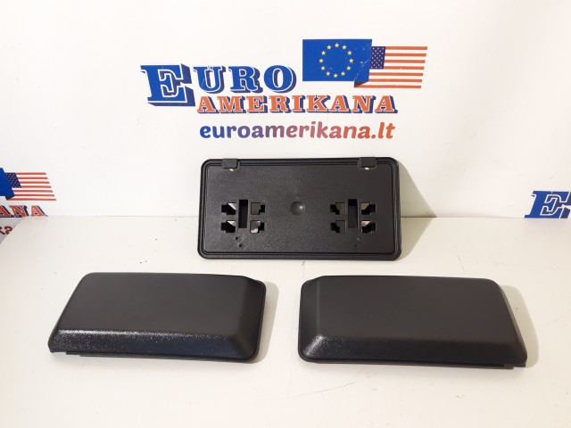 Front Bumper Guards Inserts Pads Caps & License Bracket